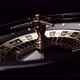 Animated Modern Black And Golden Roulette Wheel On Black Background. 3D 4K Video. - VideoHive Item for Sale