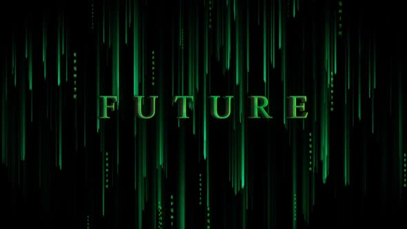 Digital Cyber Background Future