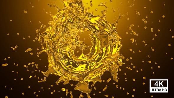 Circle Oil Splash 4K alt