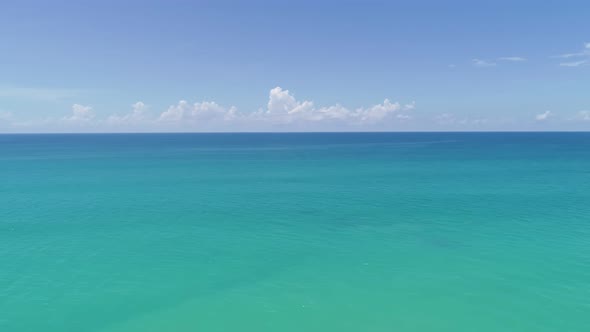 Sea surface beautiful waves Foaming and Splashing in the Ocean Beautiful waves in open sea at Phuket