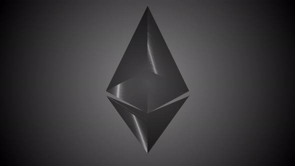 4k Ethereum In Black Metal