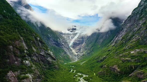 Beautiful Nature Norway Glacier Kjenndalsbreen