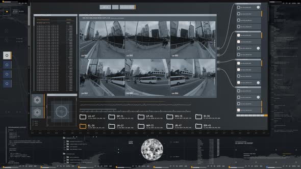 Multiple City Street Perspectives By Digital Surveillance Software Innovation alt