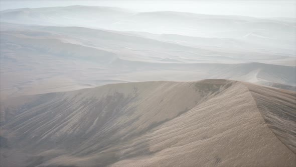 Red Sand Desert Dunes in Fog alt