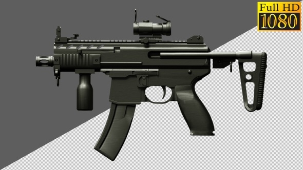 Rifle, Weapons, Guns On Alpha Channel Loops V4