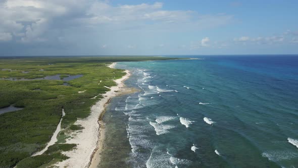 Chen Rio Beach on Cozumel Island in Mexico