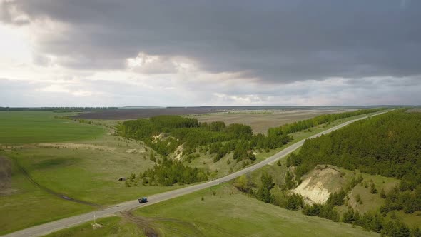 Small Truck From Above