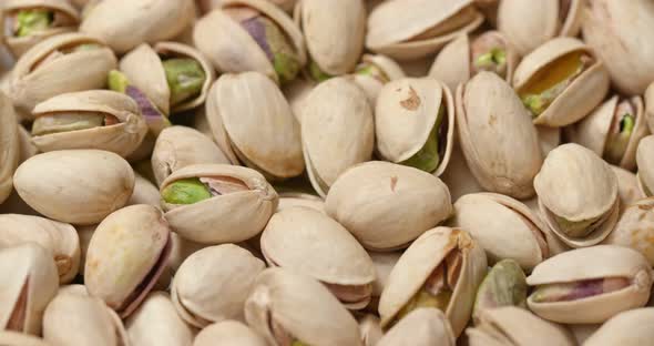 Stack of Baked pistachio