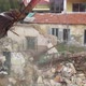 Demolishing Small Old Building House with Hydraulic Crusher Excavator Demolition - VideoHive Item for Sale