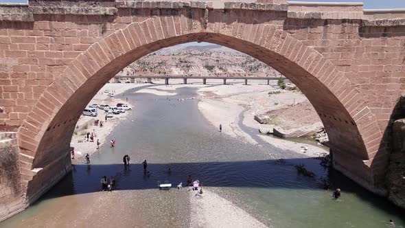 Aerial View of Cendere Bridge