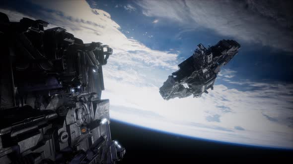 Alien Spaceship Armada Nearing Earth alt