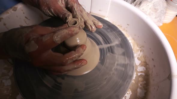 Pot Clay Decorative Art Skill Workshop