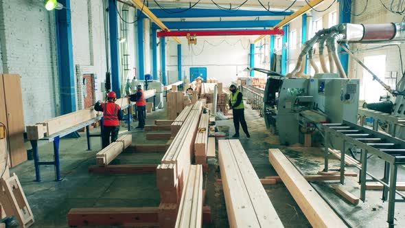 Premises of a Woodworking Plant with Engineering Staff