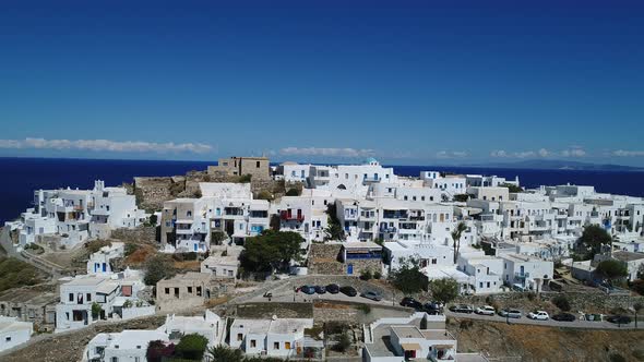 Village of Seralia at near Kastro Sifnou on the island of Sifnos in the Cyclades