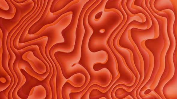 Orange color Liquid Waves