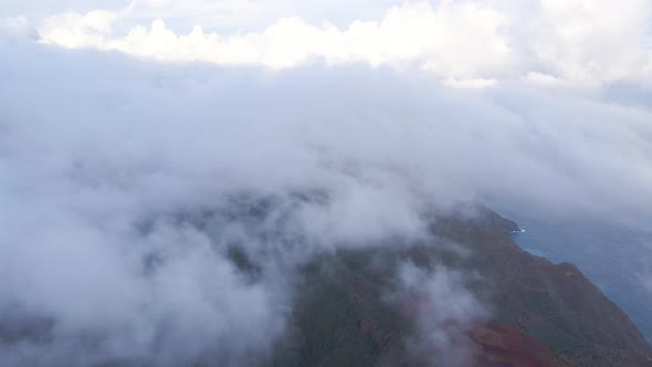 Incredible Views Through the Clouds of the Canary Volcanic Island of La Gomera