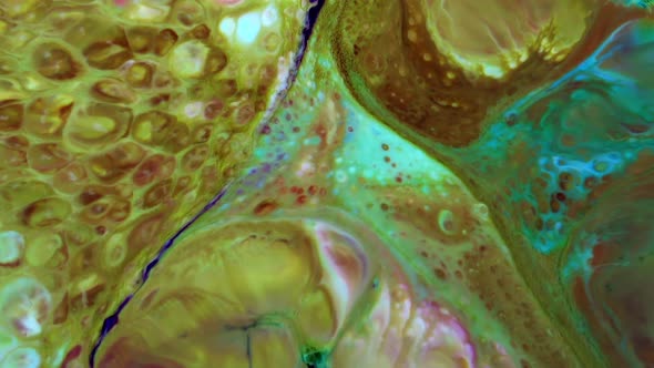 Psychedelic Galactic Paint Texture Background alt