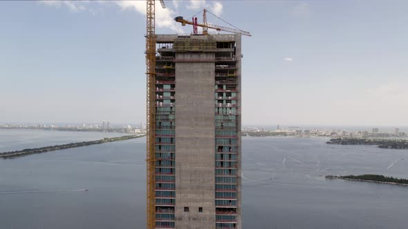 Missoni Baia Miami Building Under Construction 4k 60fps