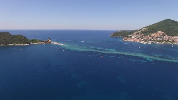 Azure Sea Between the Island of St