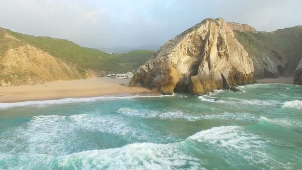 Praia da Adraga views on the coast of Portugal