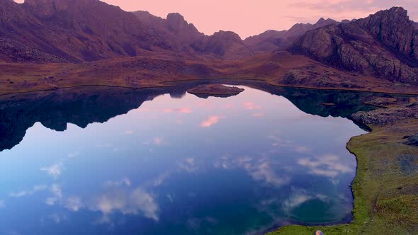 Lake Mountains Tent Camping