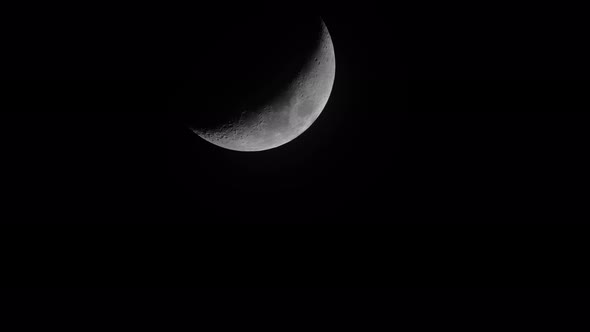 Moon  UHD Close-up. Planet Satellite.