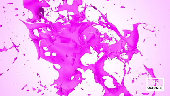 Abstract Pink Paint Splash V2 alt