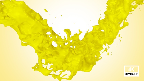 Twisted Yellow Paint Splash V3 alt