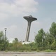 UFO Industrial Archeology Aqueduct tower tank Collapse Abatement in milan, distruction - VideoHive Item for Sale