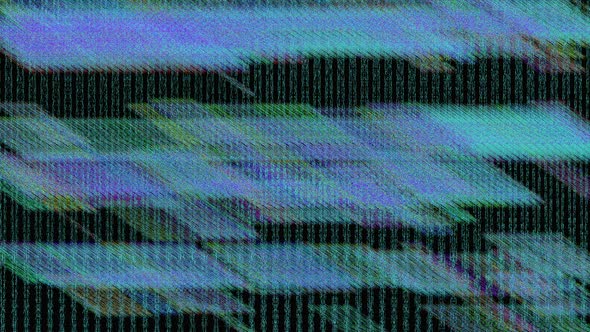 Stock video  VHS Glitches and Static Noise Background, Light TV Static lines alt