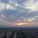 Aerial Photography In The City At Sunset  - VideoHive Item for Sale