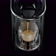 Black coffee machine pouring coffee into the glass cup - VideoHive Item for Sale
