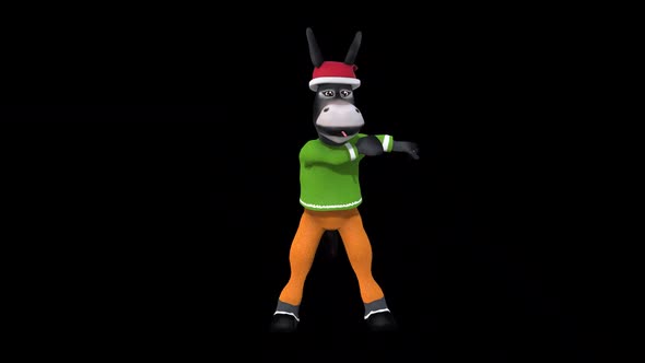 Cartoon Funny Donkey Dance 8 alt