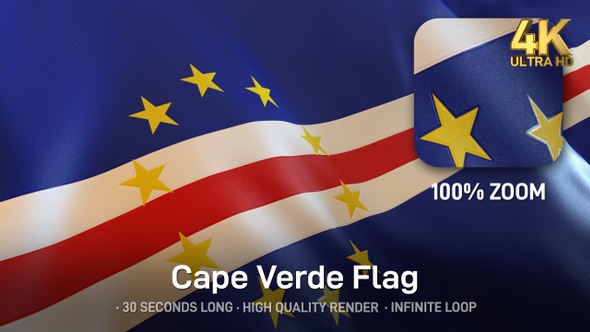 Cape Verde Flag - 4K