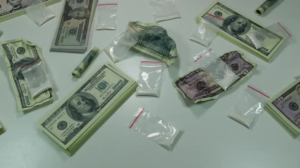 Dirty Money From Selling Cocaine