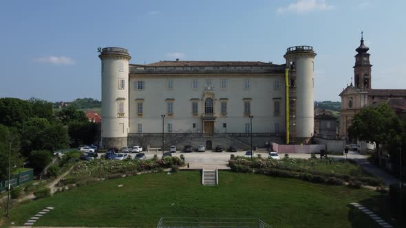 Costigliole D'asti Medieval Castle in Monferrato, Piedmont
