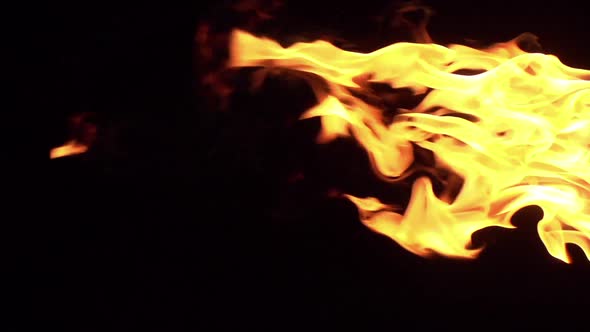 Fire Slow Motion Vertical