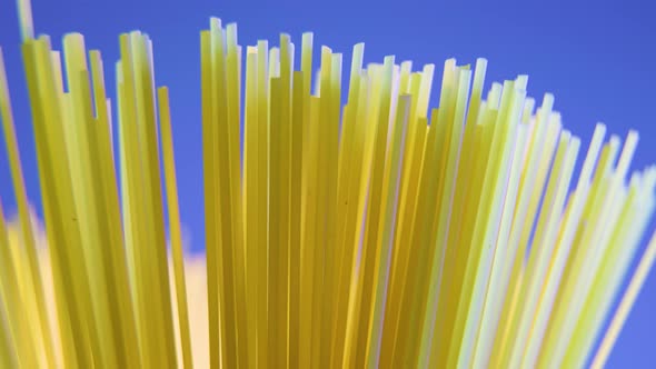 Raw Rye Spaghetti Texture Background