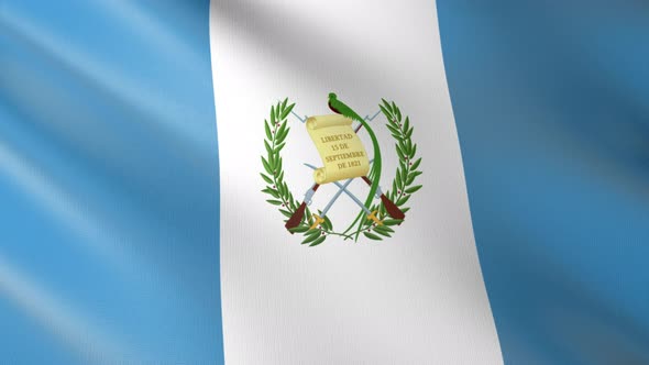 Flag of The Guatemala