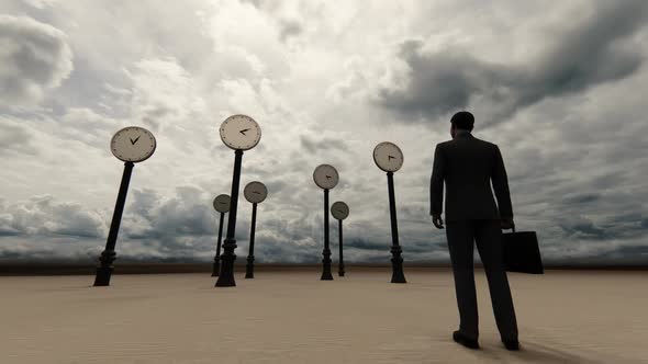 Clocks And Business Man alt