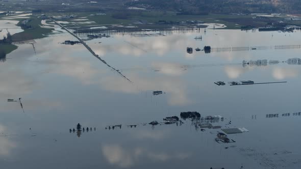 Farms and Factories Flooded