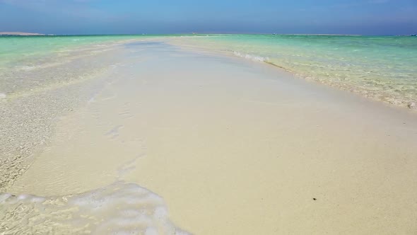 White Sandy Sea Spit Beach