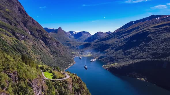 Geiranger Fjord, Beautiful Nature Norway