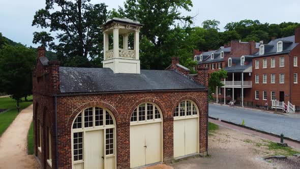 Harper's Ferry, West Virginia, site of John Brown's raid to incite a massive slave rebellion in the