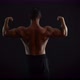 Bodybuilder Man Show His Torso and Arm Muscle - VideoHive Item for Sale