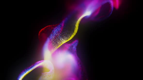 Colorful Particles Background Loop