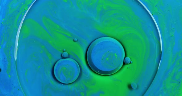 Blue color circle exploding / Videohive
