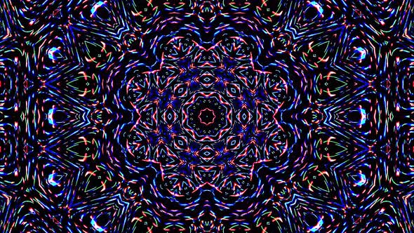 Bright abstract light governing full color, kaleidoscope