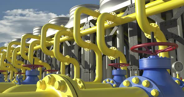 Chiller Cooling System at the Compressor Station alt