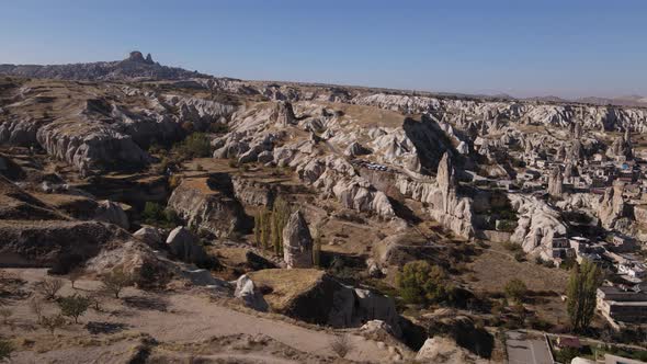 Aerial View Cappadocia Landscape